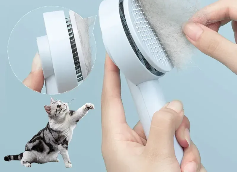 Selbstreinigender Kamm Hund Katze